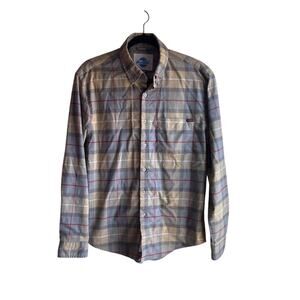 RSVLT Borland Plaid Flannel Shirt Men’s Medium Soft Stretch Button Up